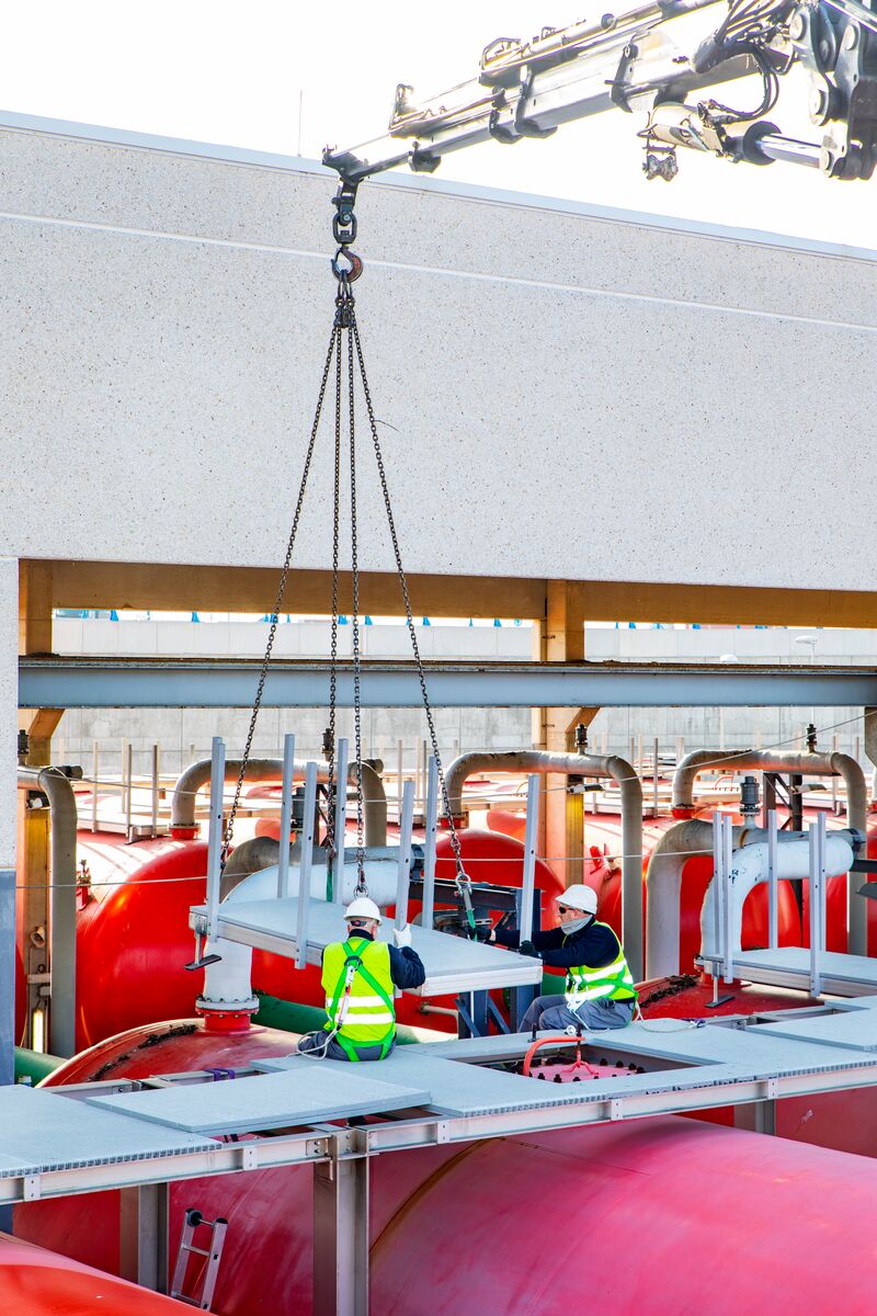 Coutex Sorigué se ha hecho cargo de todas las fases del diseño, fabricación y montaje de las nuevas estructuras para la desalinizadora del Prat