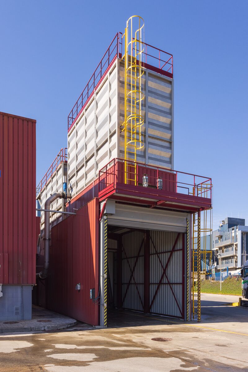 Suministro y montaje de un nuevo silo para la EDAR de Mataró