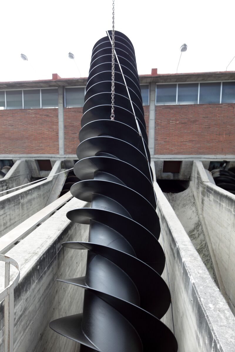 Además de sustituir los tornillos de Arquímedes, Coutex Sorigué gestiona la obra civil asociada a la instalación